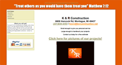 Desktop Screenshot of knrconstruction.net